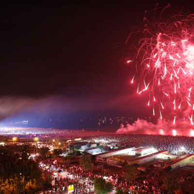 Fuochi artificiali Notte Rosa foto di sconosciuto
