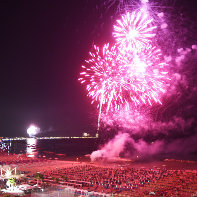 Fuochi artificiali Notte Rosa Cattolica foto di Manuel Migliorini